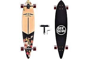 42 Inch Spongebob Longboard Skateboard Complete Cruiser Pintail
