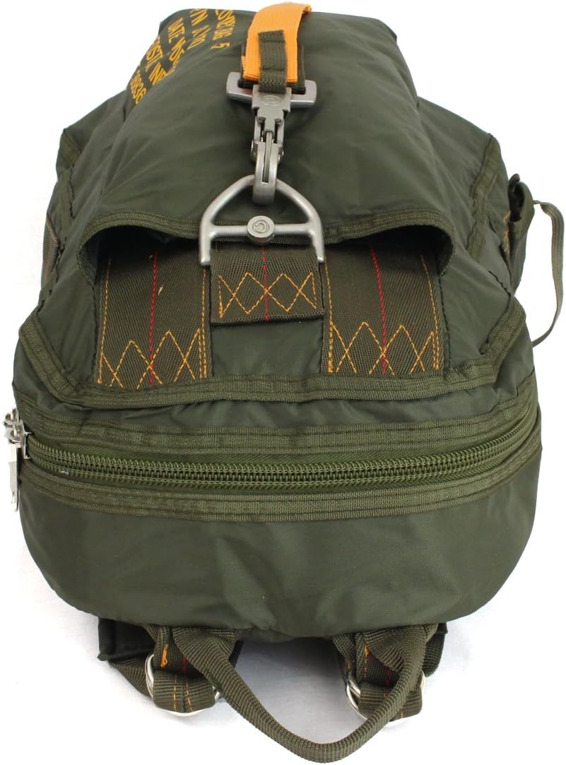 Fosco USAF Parachute Style Backpack - Olive Green