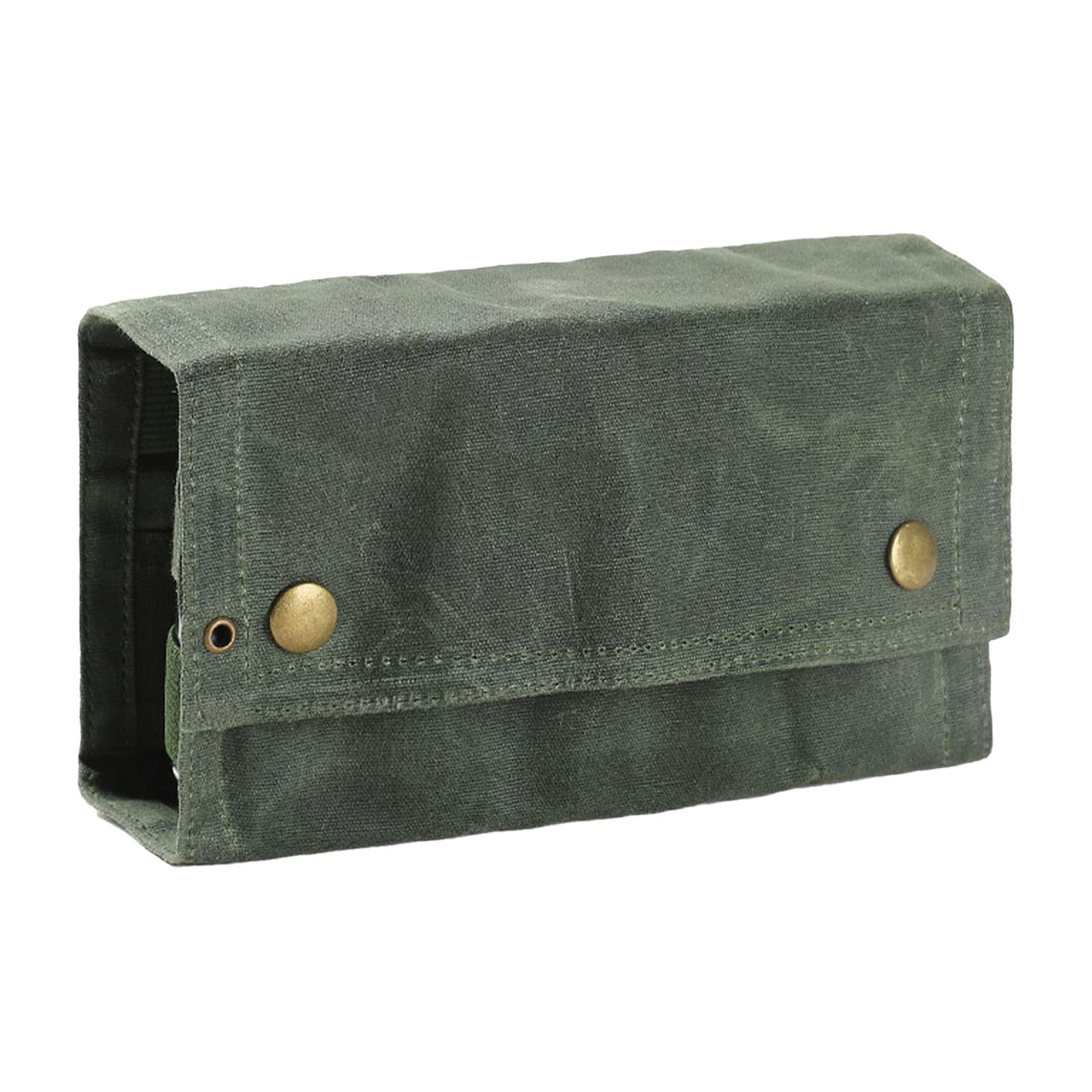 RayritOutdoor Spice Bottle Bag, Tacticals Utility Tote Bag Camping Cookware Organizers, Foldable 9 Pockets Portable Canvas Seasoning Jar Holder for Camping BBQ Picnic(Khaki)