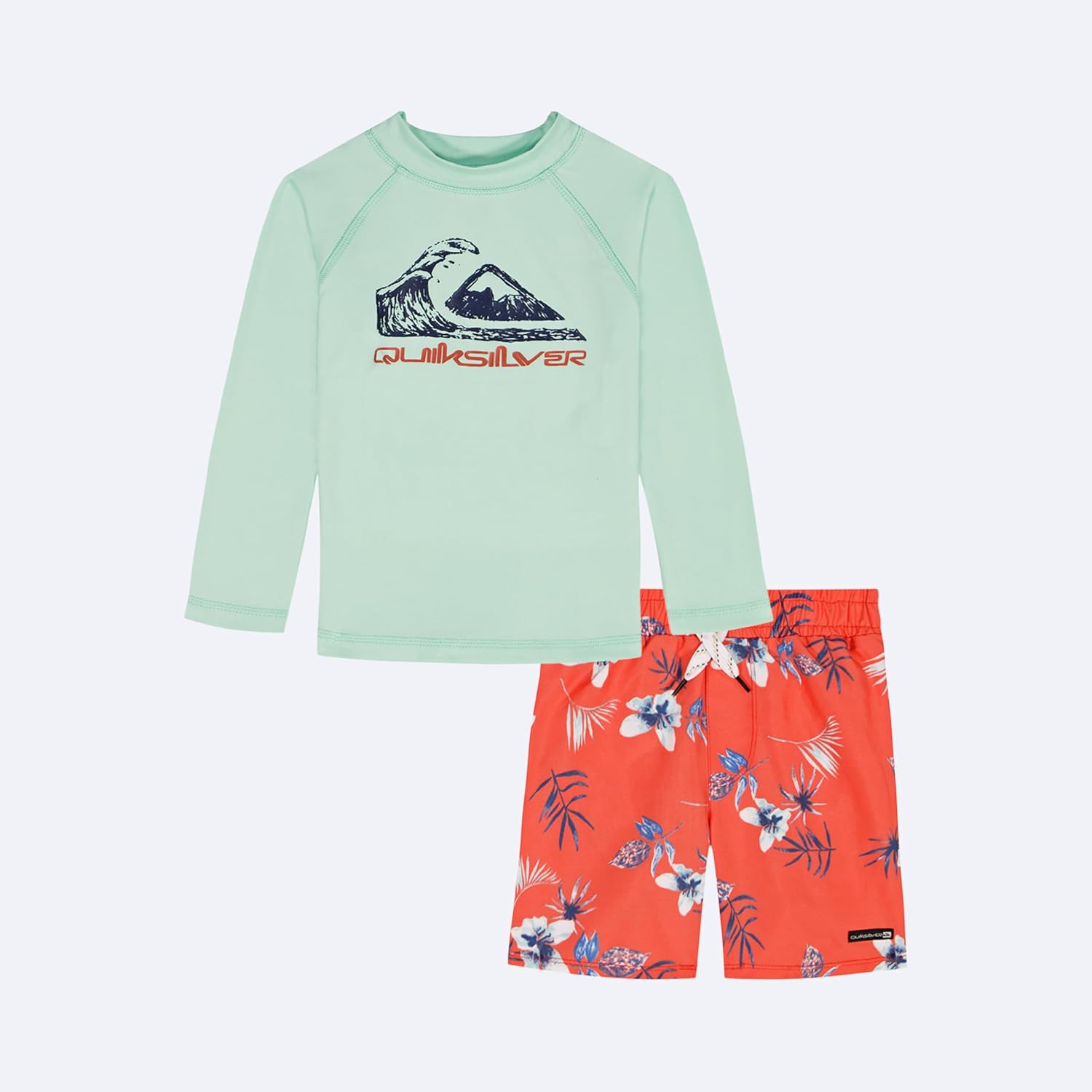 Quiksilver Boys 2 Pc Swim Shirt/Short