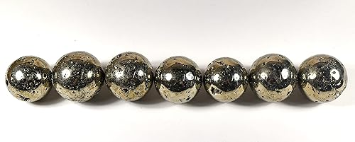 Miniatura 9 de HQRP Bola de racimo de geoda mineral de cristal drusa, esfera de pirita de hierro dorado, pulida, natural, brillante, 1 unidad, Perú + soporte (1