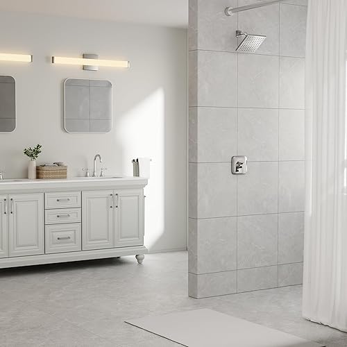 Vista 19 de T2471BN Genta LX - Kit de moldura de válvula de níquel cepillado, mango de ducha, compatible con válvula Moen 2510 cepillado níquel