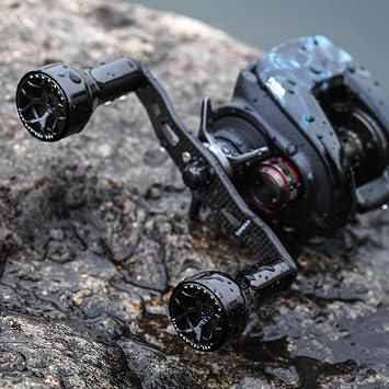 GOMEXUS Power Handle Compatible for Shimano SLX Tranx Curado Daiwa Tatula Zillion Steez Abu Garcia 13 Fishing Baitcasting Reel Replacement Parts Bass Fishing