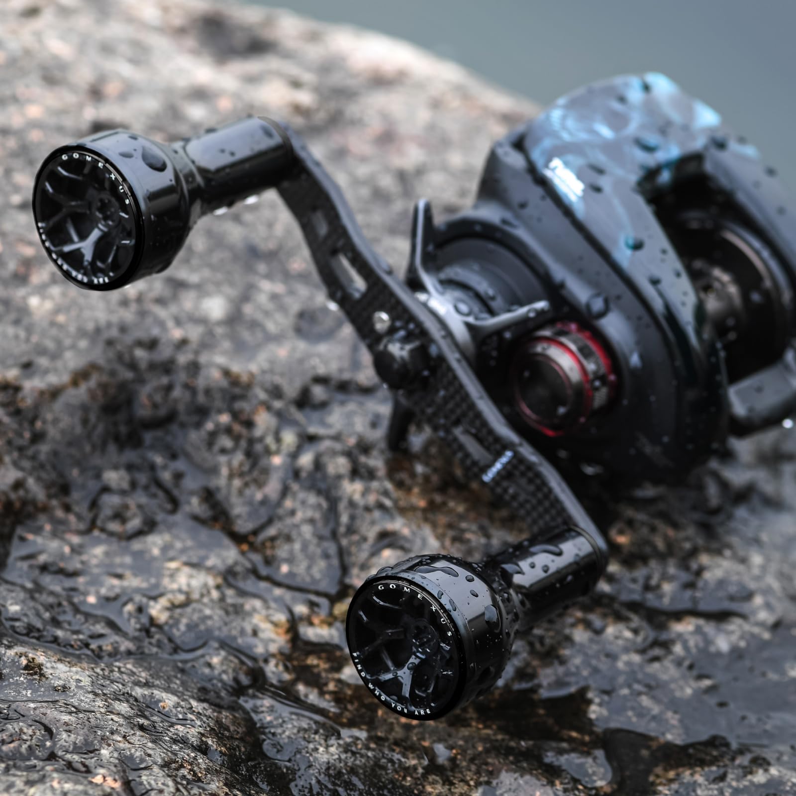 GOMEXUS Power Handle Compatible for Shimano SLX Tranx Curado Daiwa Tatula Zillion Steez Abu Garcia 13 Fishing Baitcasting Reel Replacement Parts Bass Fishing (Black, 8x5mm Hole/105mm Length) : Sports & Outdoors