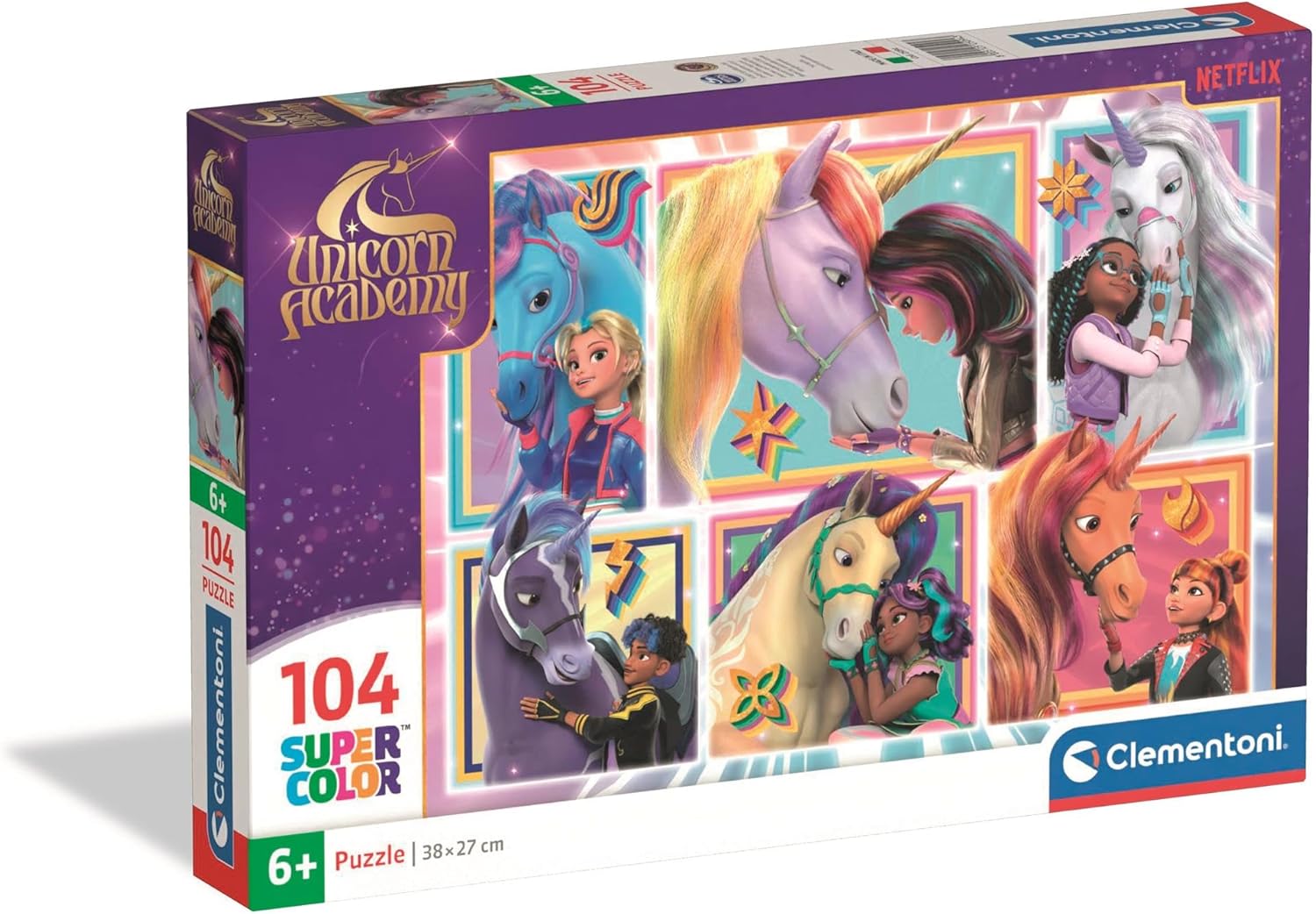 CLEMENTONI, PZL 104 UNICORN ACADEMY -3-, 6 years, 25094