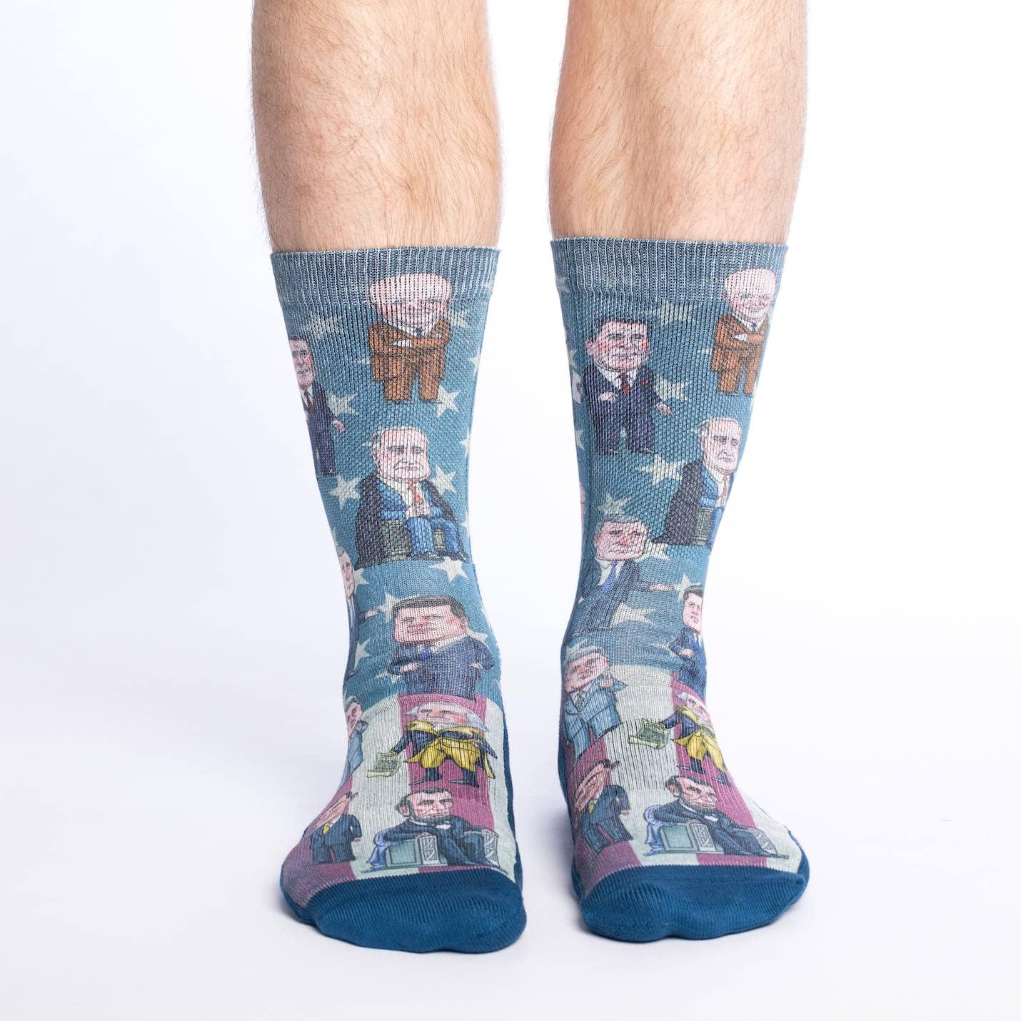 Good Luck Sock Men's Past Presidents of United States Socks, Adult, Shoe Size 8-13 - Image 2