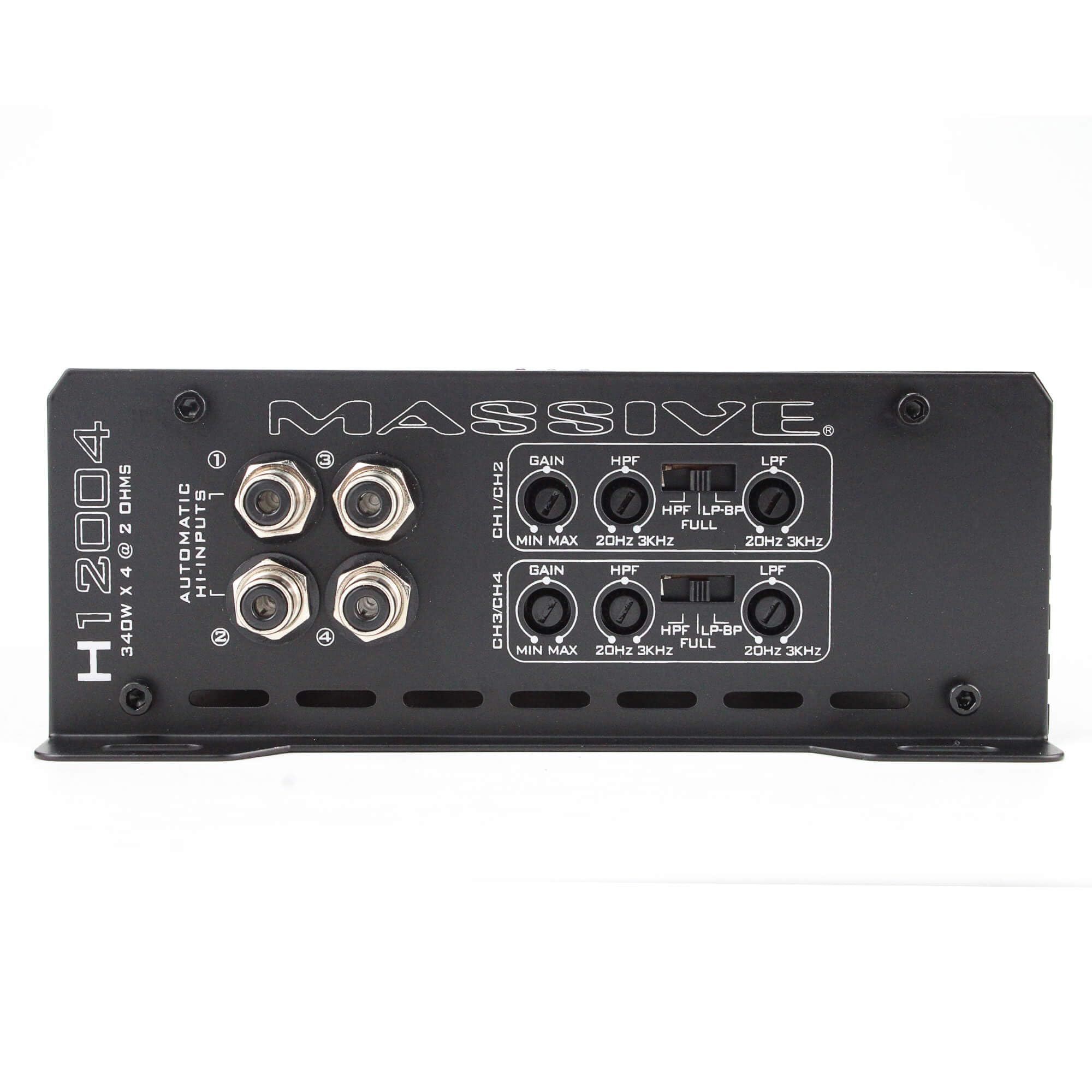 H12004-200 Watts RMS x 4 @ 4 Ohm 4 Channel Amplifier