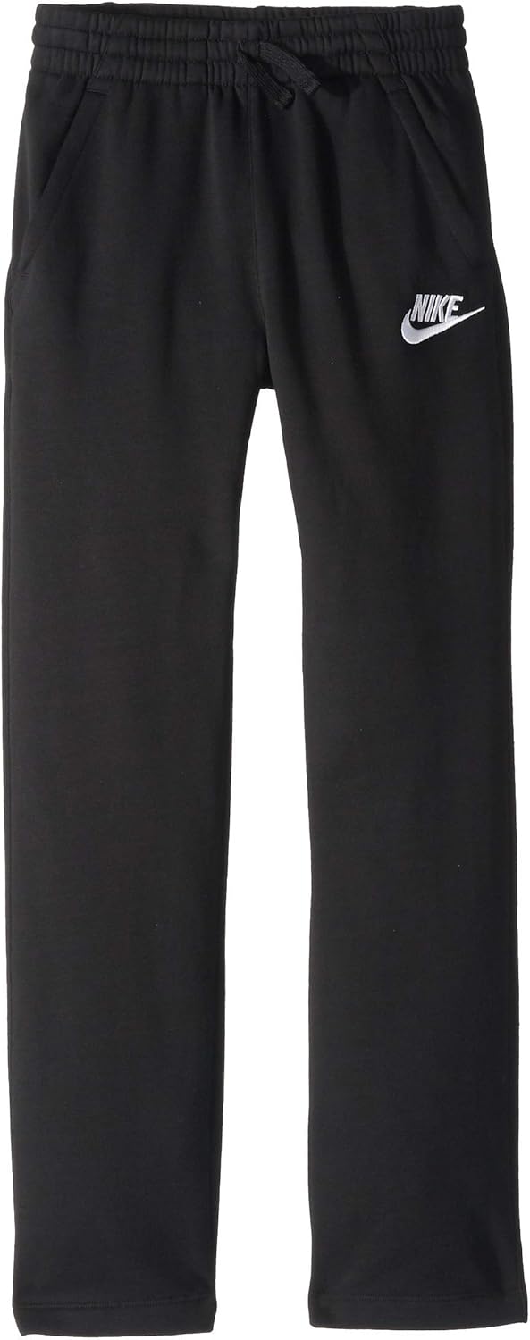 Nike Boy's Sportswear Club Cotton Pants (Black, Medium), Black, Size Medium