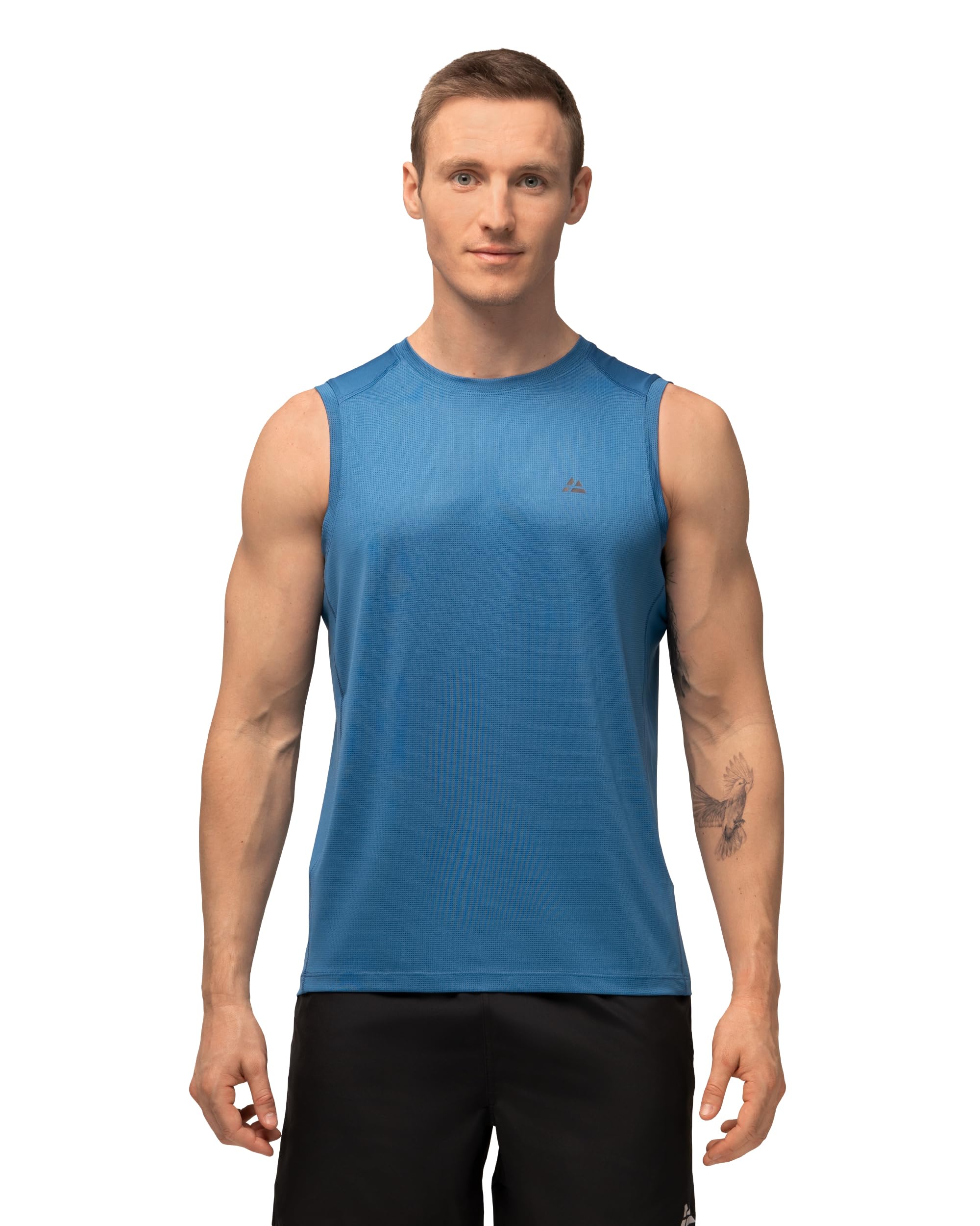 DANISH ENDURANCE Camiseta Deportiva Sin Mangas para Hombre, Camiseta de Tirantes, Entrenamiento, Running