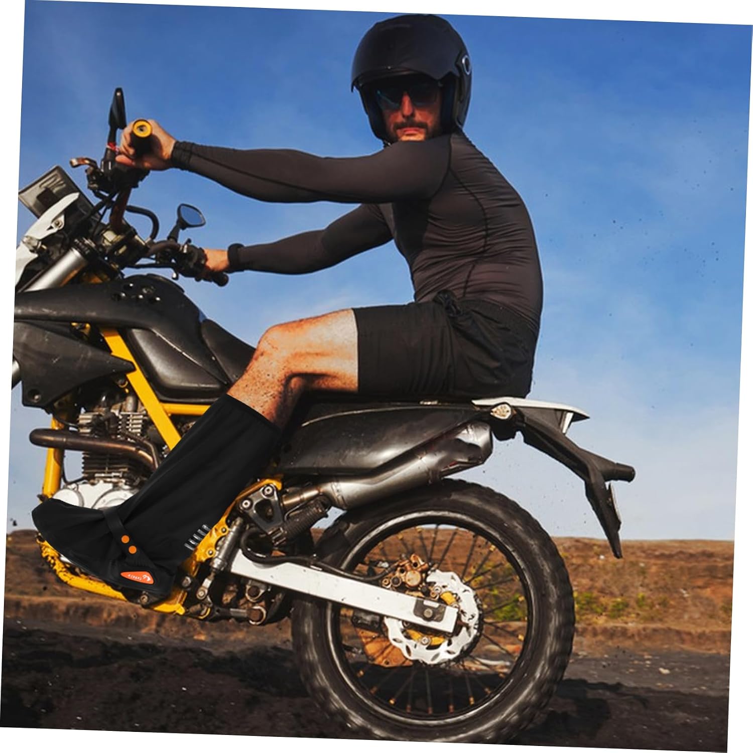 Happyyami Rainproof Shoe Cover Insulated Boot Cover Rain and Snow Protection Rain Shoe Cover Rain Cover Motorcycle