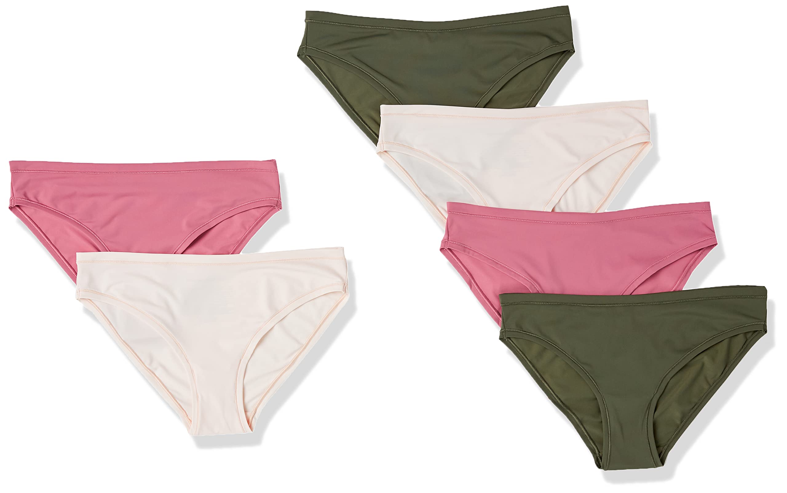 Amazon EssentialsWomen's Cheeky Brazilian Underwear, Pack of 6