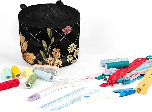 Miniatura 104 de Tapetes para máquina de coser de girasol y colibrí para mesa con bolsillos, para máquinas de coser de Acción de Gracias, alfombrillas para reducir