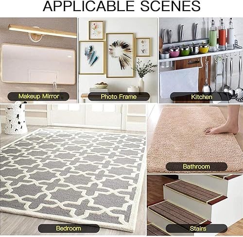 Miniatura 3 de Cinta de doble cara resistente, cinta de gel de montaje extraíble multiusos que no deja marcas, alfombra fija, utensilios de cocina, barra de luz