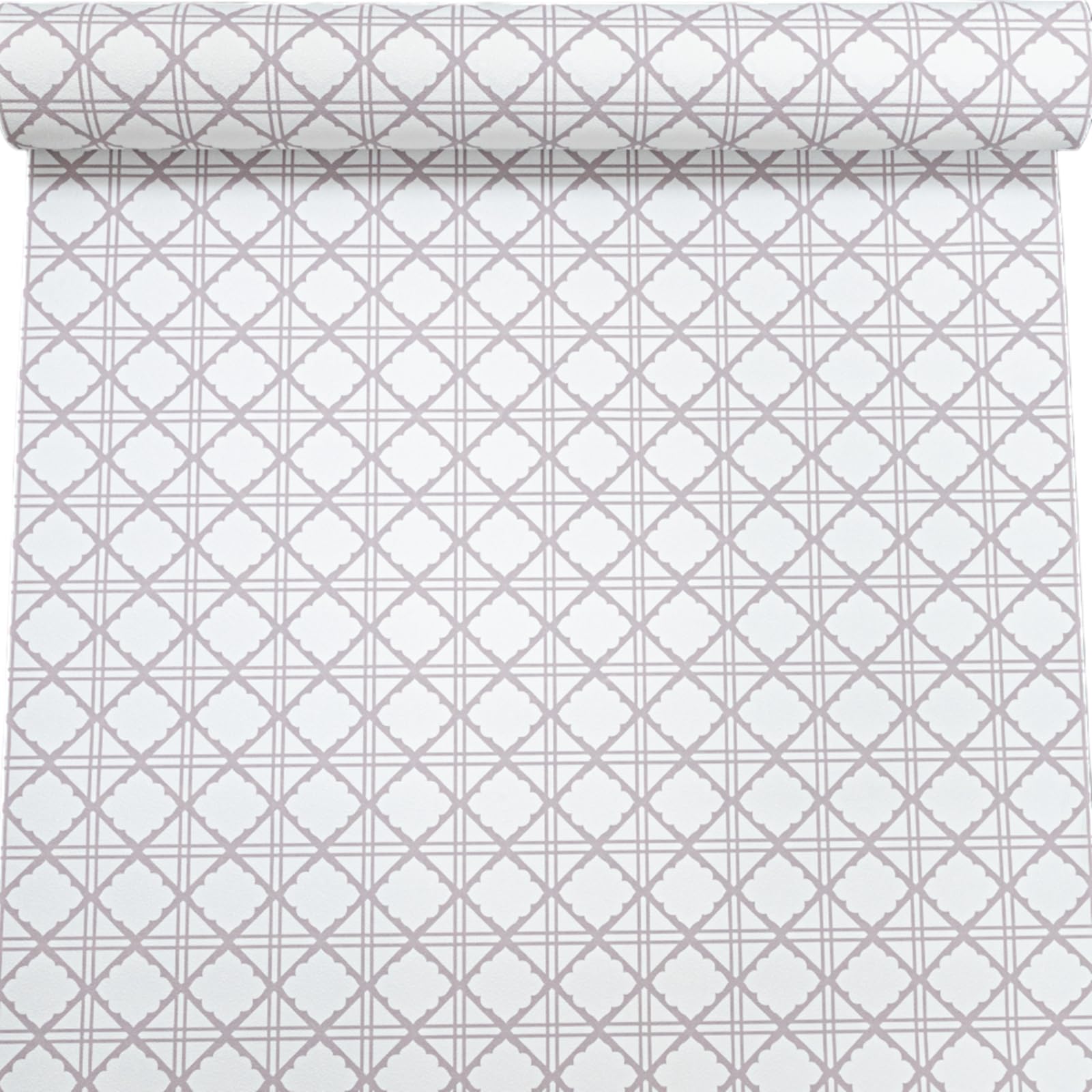 Sophie Laurence Purple Diamond Geometric Lilac Beige Wallpaper - Tile Paste The Wall Vinyl Wallpaper For Living Room Bathroom Bedroom