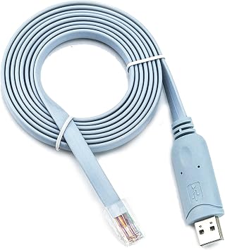 3X USB RJ45 Console Cable 6ft 8, 7, Vista, Linux RS232