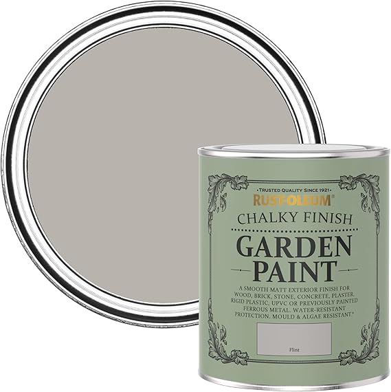RustOleum Chalky Finish Garden Furniture Paint Flint 750ml Amazon.co