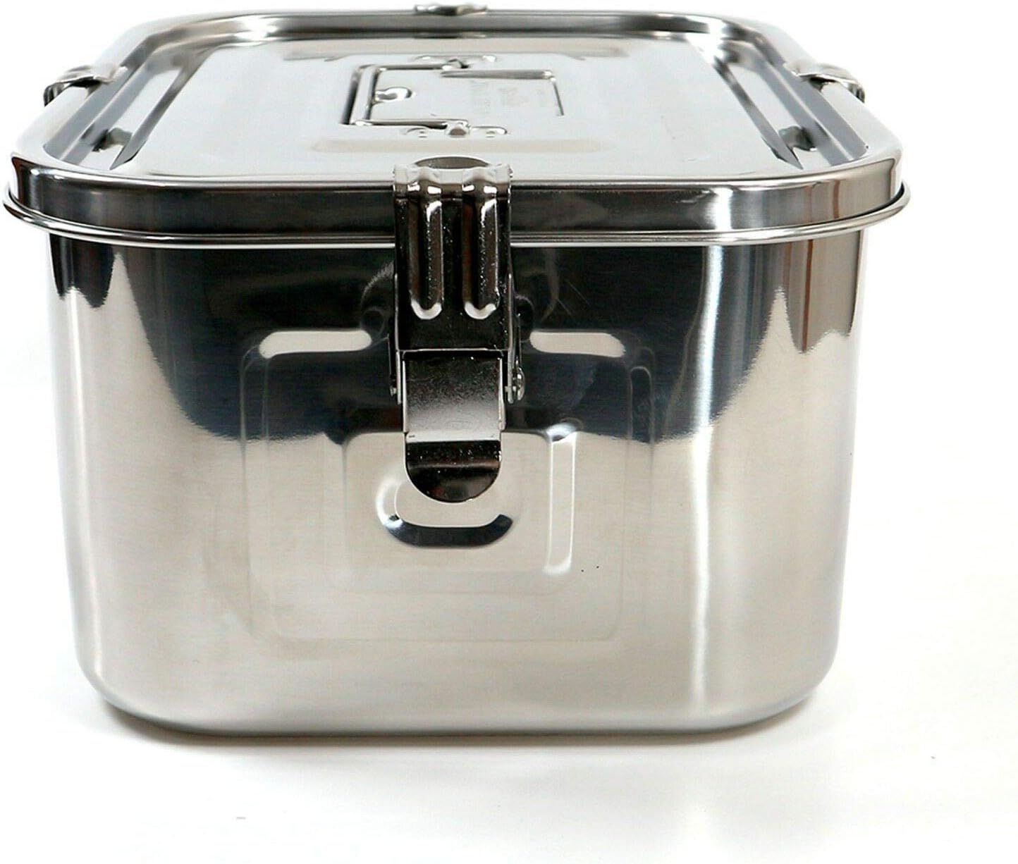 Stainless Steel Rectangular Kimchi Food Storage Container (5L / 168oz / 10.6")