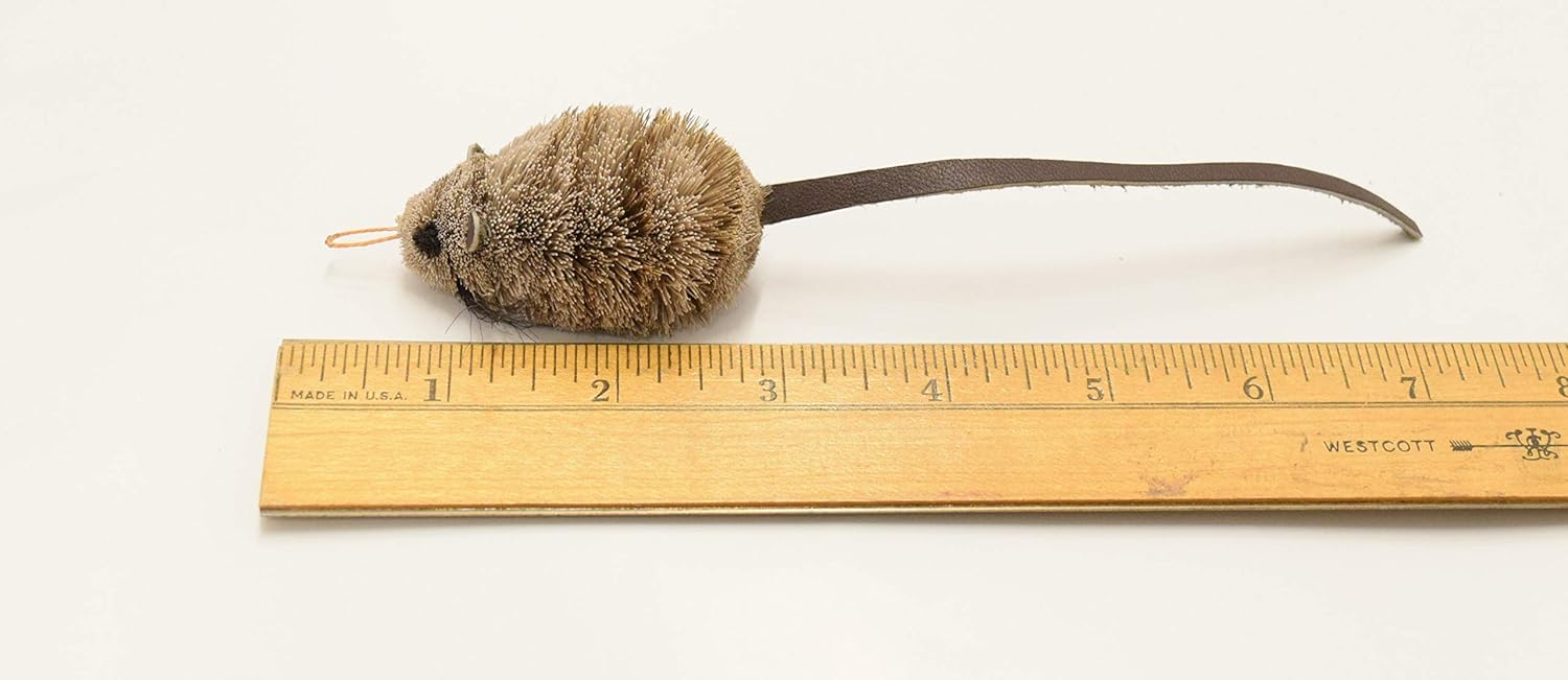 Litterboy Whisker Mice Refill - 3 Pack Refill - Cat Mouse Toy Accessory Fits Popular Wand Toys