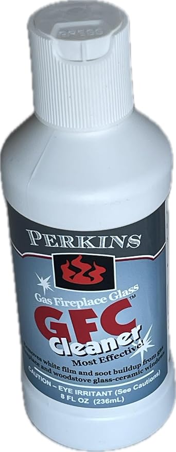 Gas Wood stove Fireplace Glass Cleaner 8 Oz Bottle Soot