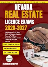 Nevada real estate license exams: Updated 2026–2027 Study Guide with Nevada State Law Reviews, Real Estate Vocabulary, and Full Practice Exams for First-Time Success