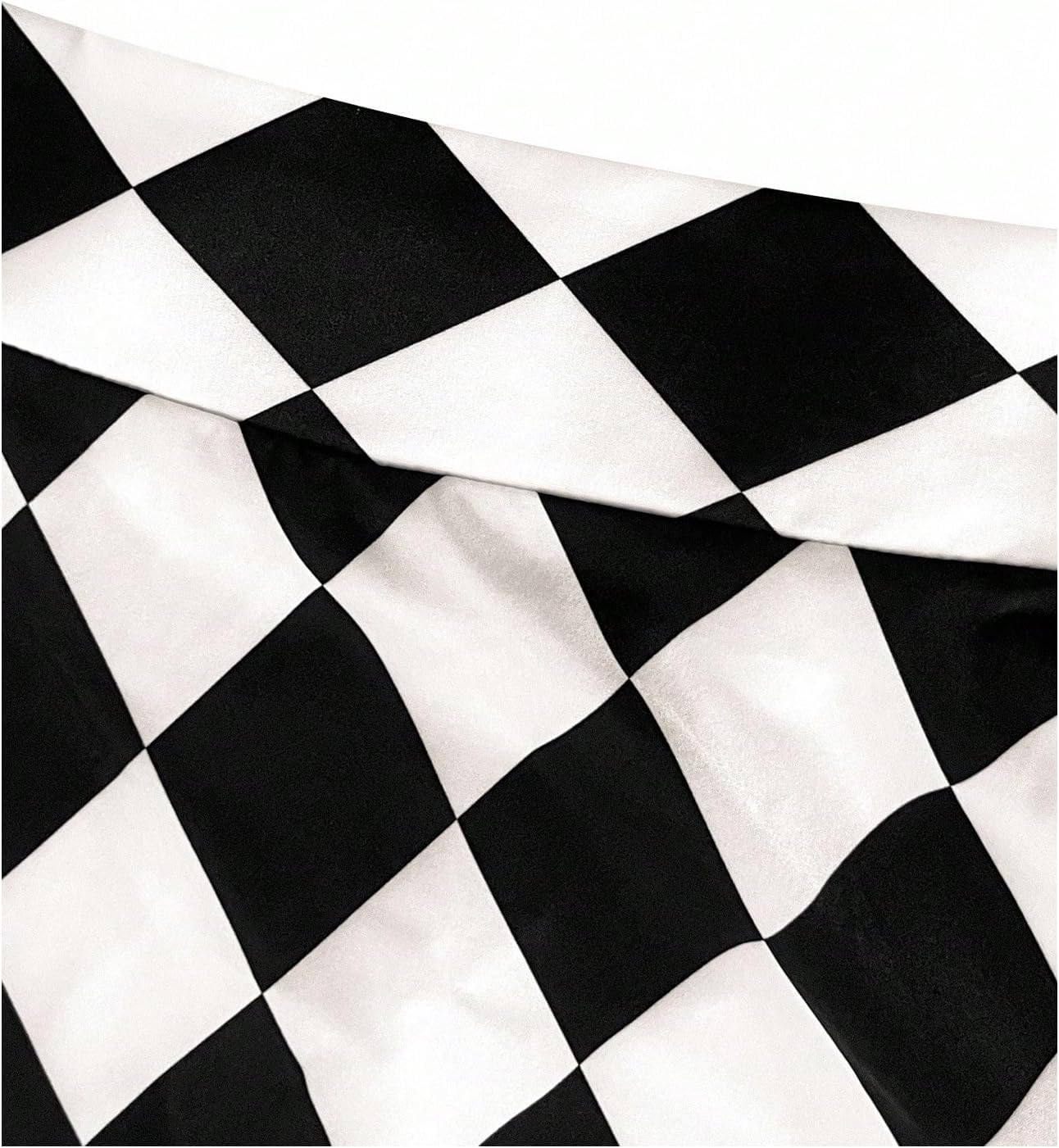 WDIRARA Women's Plus Size Checkered High Waisted Maxi Skirts Smocked Flowy Hem Long Skirt