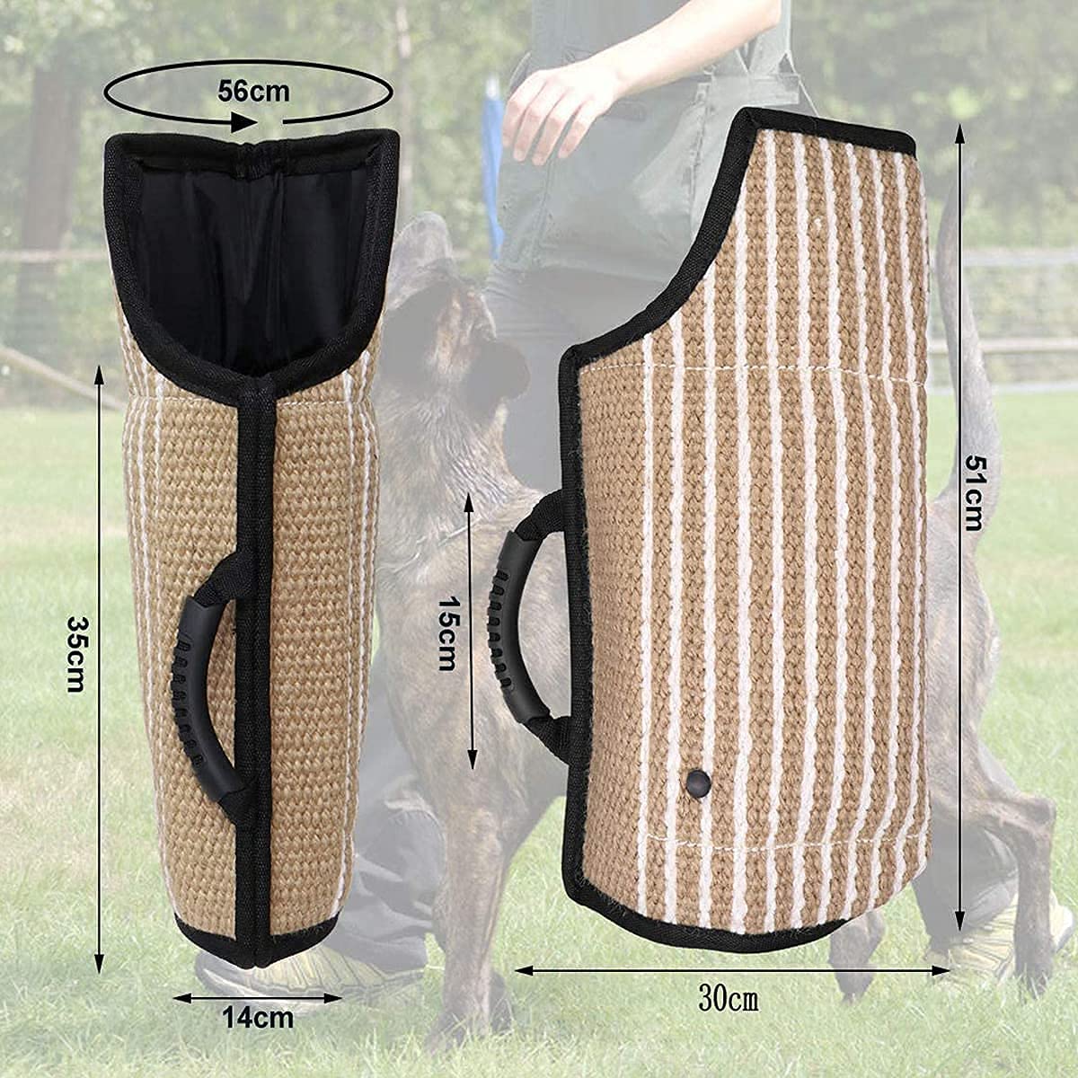 Hunde Armschutz,Ärmel Hund,Beissarm Für Hunde,Hund beißt Sleeve,Dauerhafte Jute Ausbildung Pit Bull Deutscher Schäferhund Mastiff Supplies