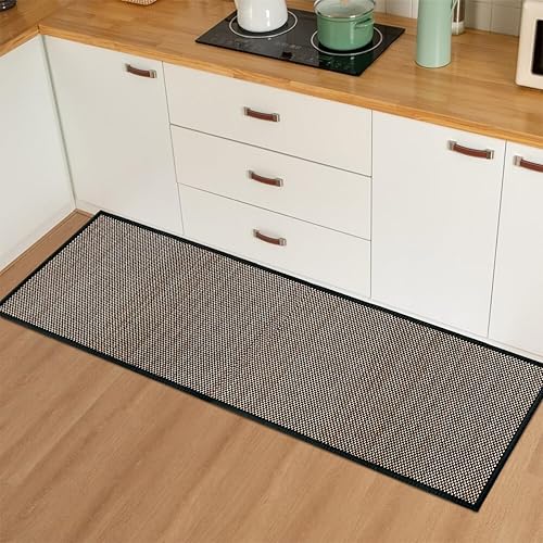 Miniatura 10 de Artoid Mode Tapetes de cocina antideslizantes y lavables, parte trasera de goma, tapetes absorbentes para puerta de cocina, tapetes para el piso del