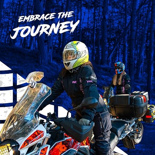 Miniatura 6 de HWK Chaqueta de moto para mujer, chaqueta Impermeable de moto CE Armadura