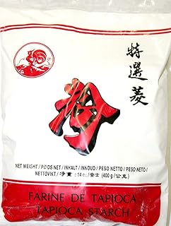 COCK Tapioca Starch, for The Production of Many Asian Specialities, (1x400g)