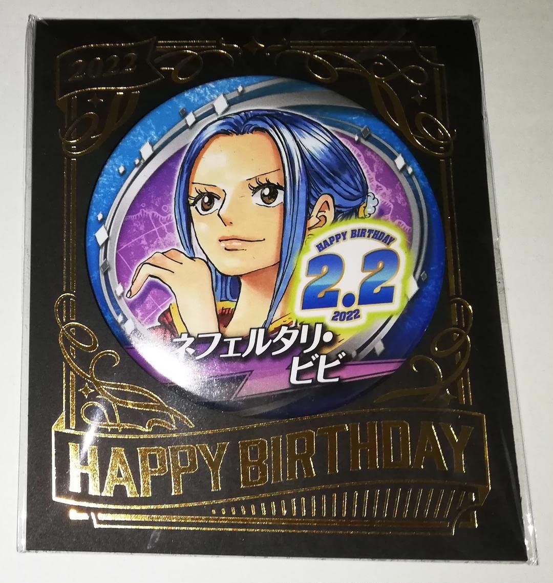 ワンピース ビビ バースデイ缶バッジ ジャンプショップ 2023 【公式通販】