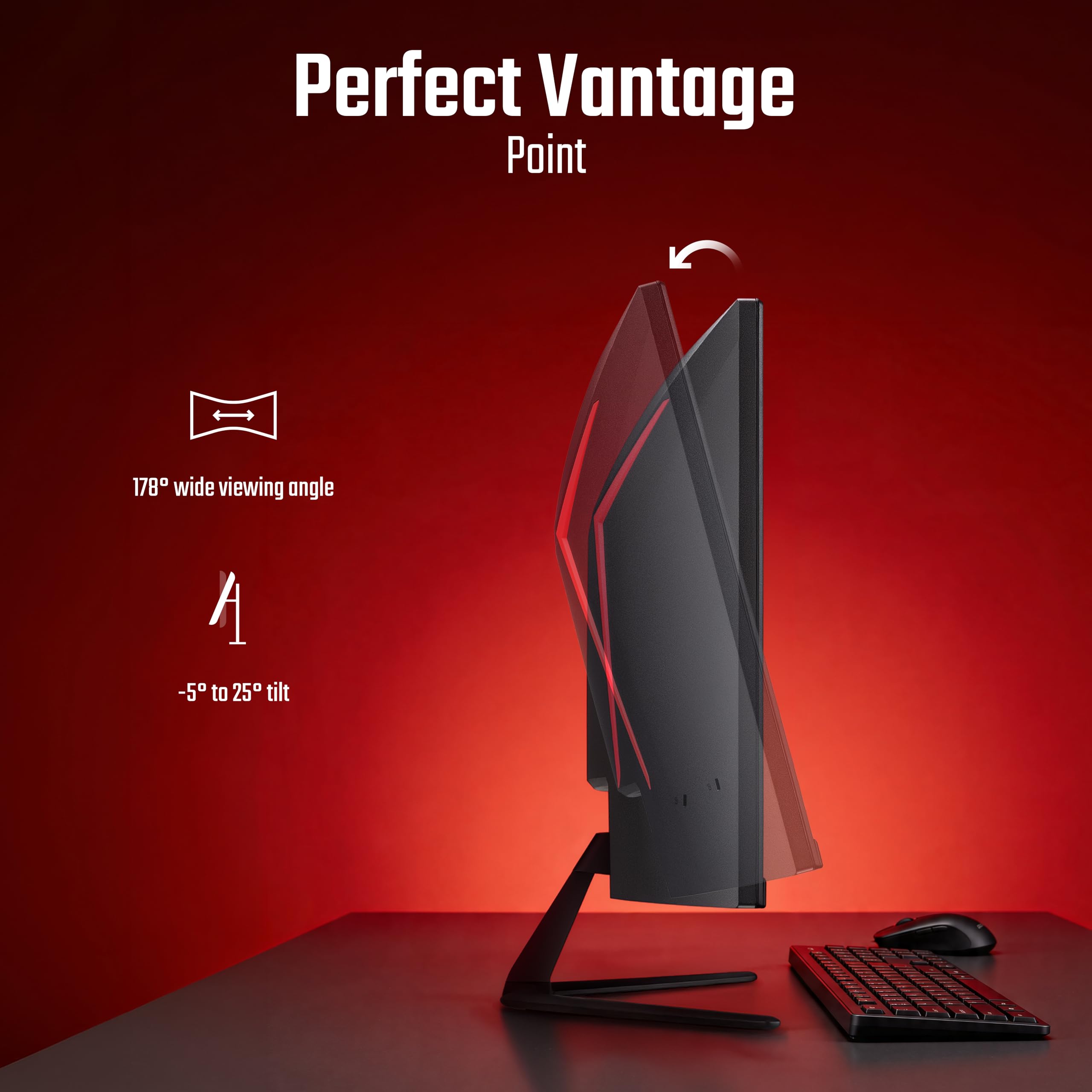 Acer Nitro ED340CUR J0 34 Inch UWQHD Curved Gaming Monitor | 3440x1440 VA Panel | 120Hz (DP) | 1ms VRB | AMD FreeSync Premium | HDR10 | 1500R | 2x HDMI 2.1 + DP 1.4 | Easy Tilt | Speakers | VisionCare — Amazon image 9
