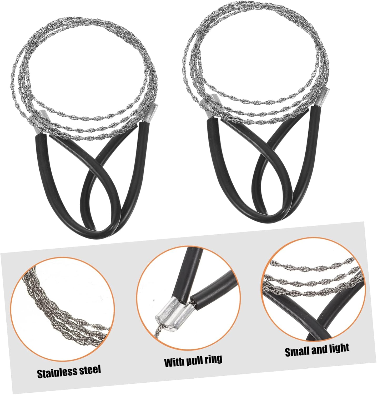 Steel Wire Saw Hand Chainsaw Emergency Wire Saws Portable Pocket Chainsaw Outdoor