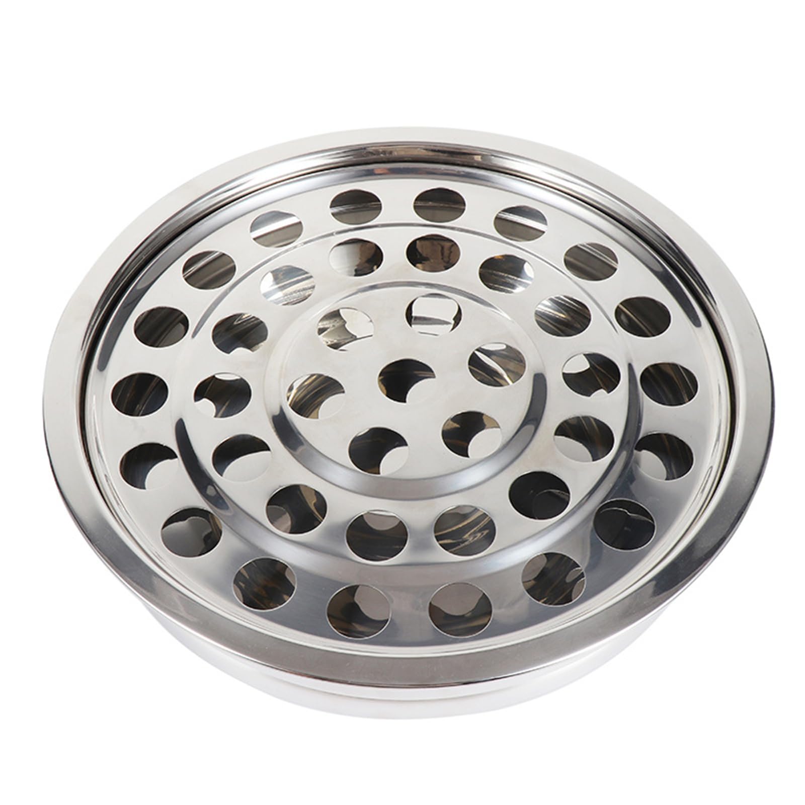 Pratico vassoio per comunione in acciaio inossidabile 304 con coperchio per servizi religiosi 39 slot forniture stoviglie vassoio comunione in acciaio inox con coperchi