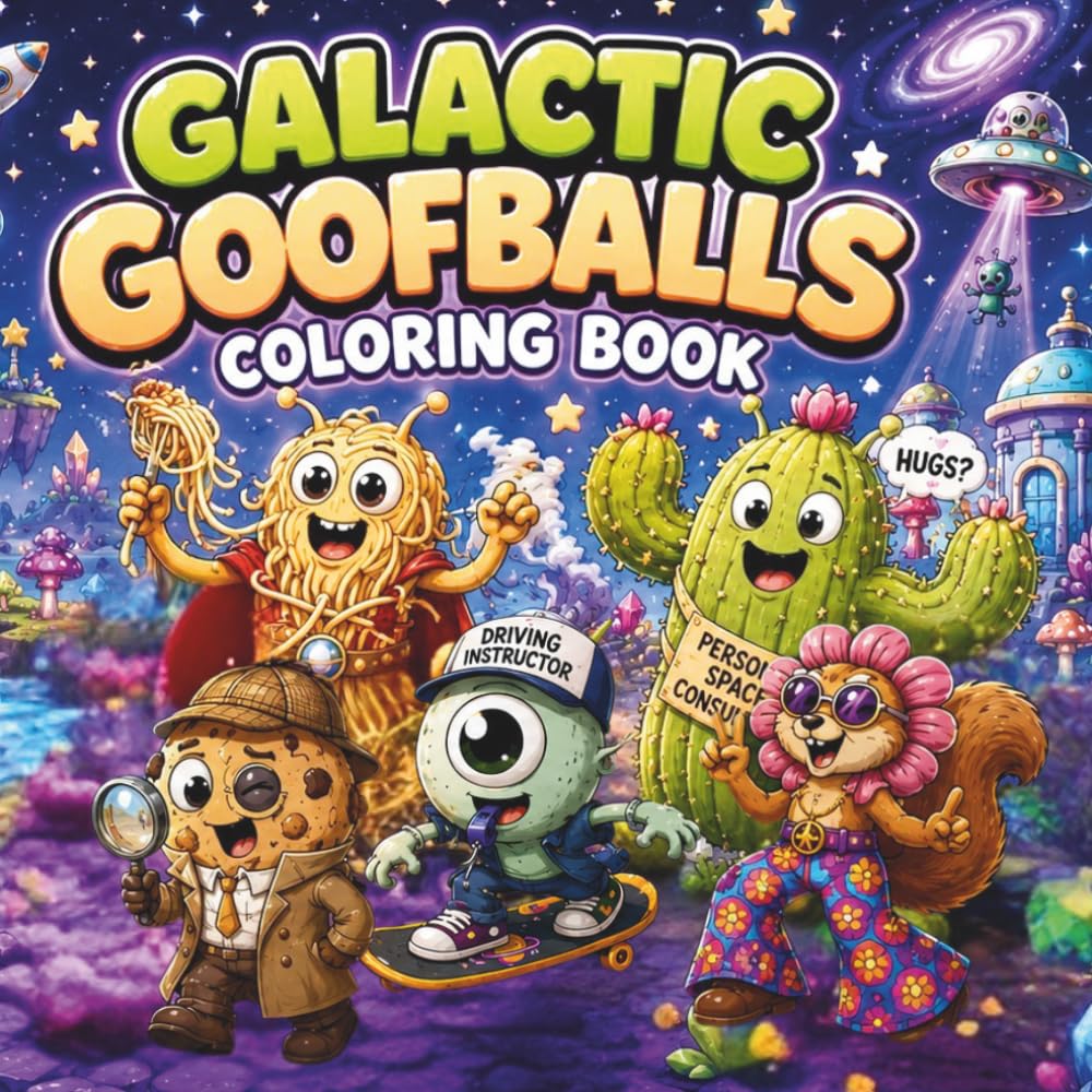 GALACTIC GOOFBALLS COLORING BOOK