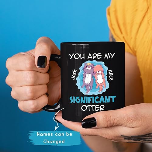 Miniatura 9 de Tazas personalizadas con nombres de pareja, regalo para marido y esposa, I Met You I Liked You I Love You I Keeping You Forever Your Cups, Taza de