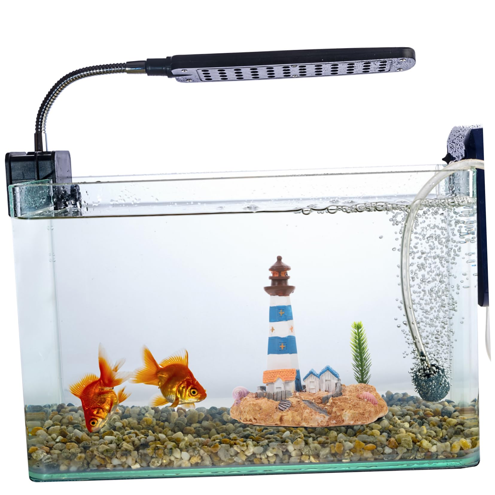 Ciieeo 2 Pezzi Acquario Ornamenti Micro Bonsai Ornamento Acquario Nascondere Decorazioni Acquario Ornamento Castello Acquario Di Pesci Decorazione Decorazioni Acquario Grotta Patio Faro