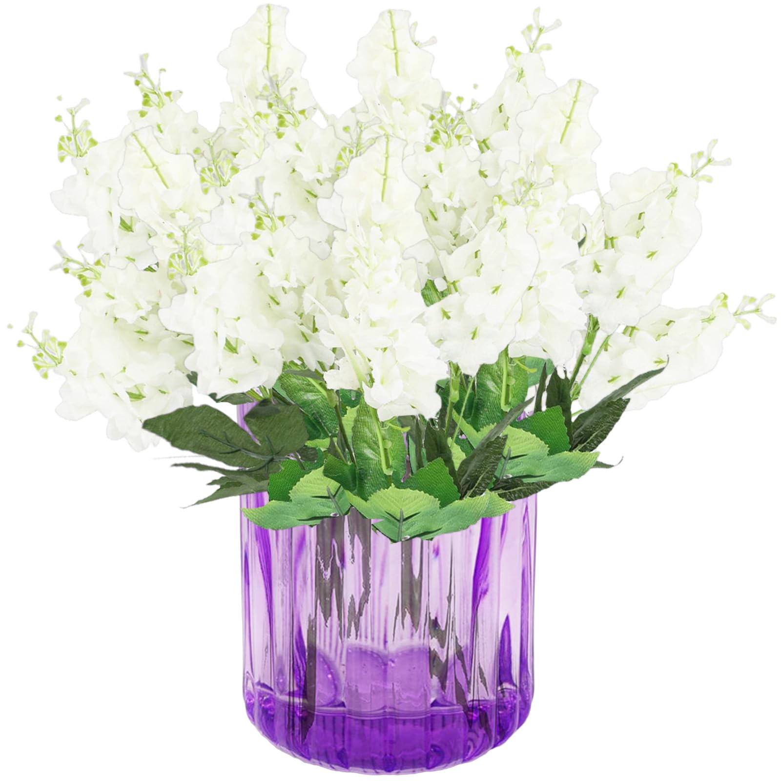 astylishome Fake Flowers for Outside Hyacinth Artificial Flower Fake Hyacinths Bouquet Craft Accessories for Home Wedding Decoration DIY Floral Arrangements Decor 1409 — image 1