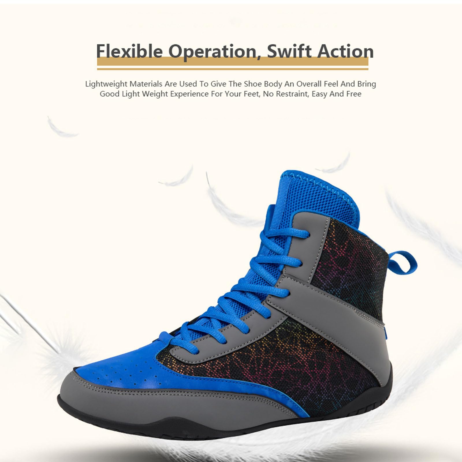 Core Botas De Lucha Zapatos De Lucha Juvenil,Wrestling Shoes Impermeables CóModo Flexibles para Entrenamiento De Lucha Boxeo Ejercicio