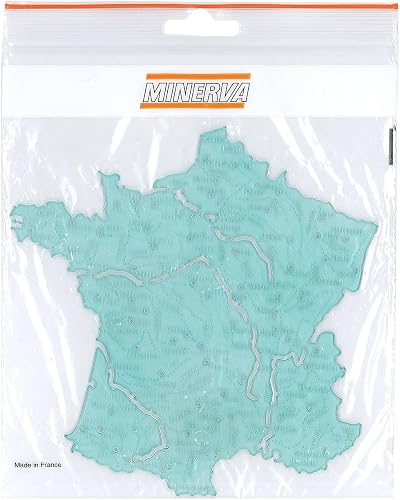 M79352430 Carte France Vert Translucide Minerva