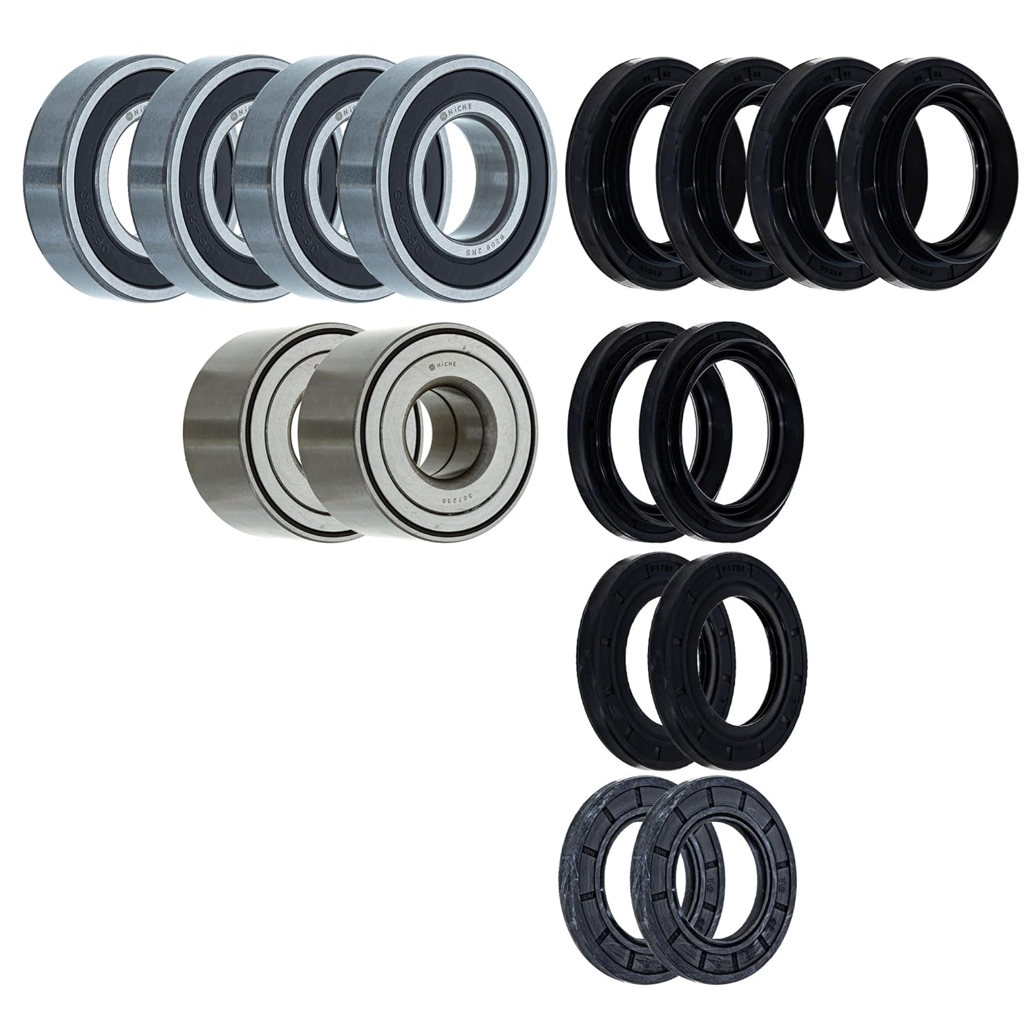 NICHE Wheel Bearing Seal Kit for Yamaha YXZ1000R 6206-2RS