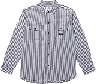 [Dickies] [ディッキーズ] シャツ メンズ 長袖 綿100％ コットン ストライプ カジュアルシャツ トップス