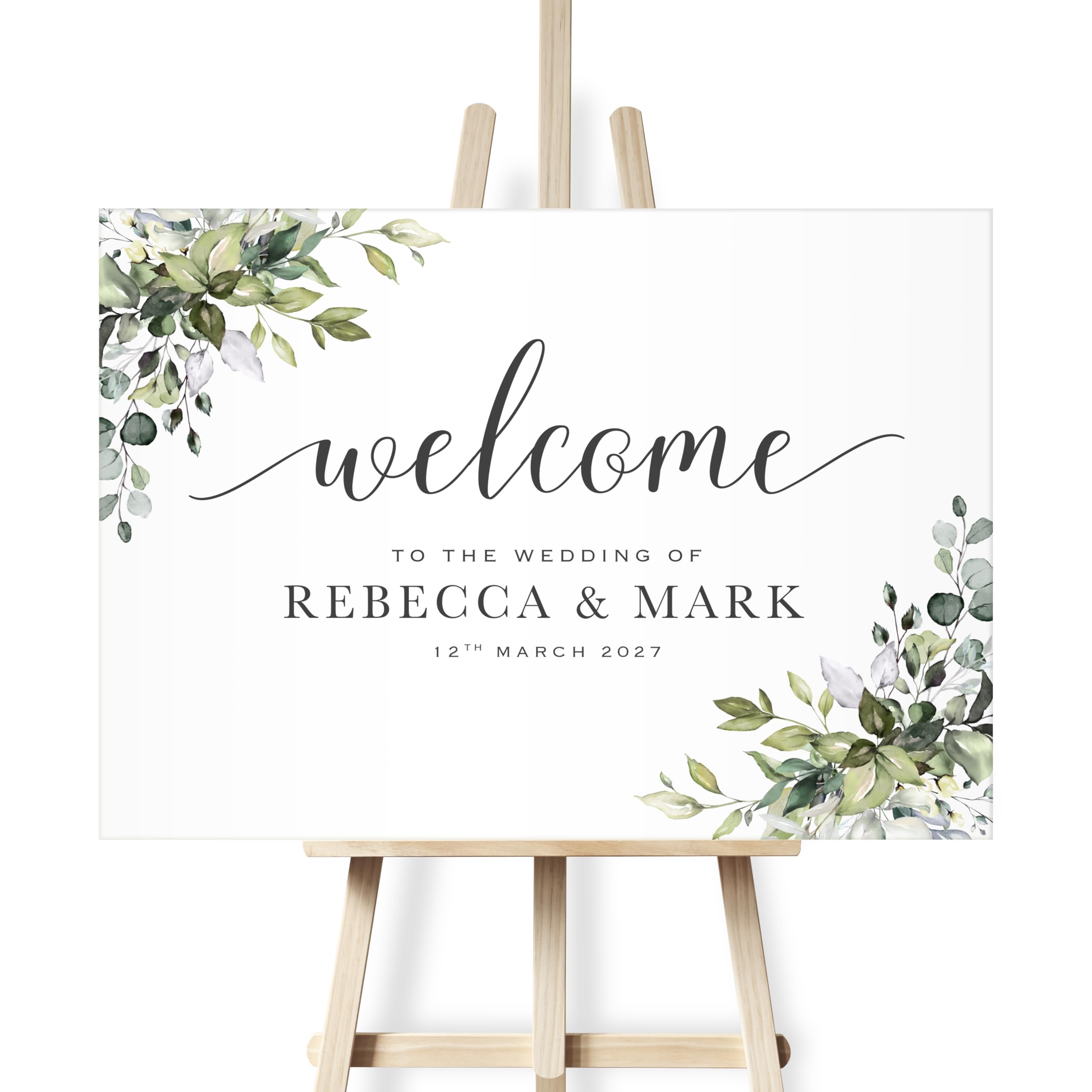 Wedding Welcome Signs Various Designs (Design 5) — image 1