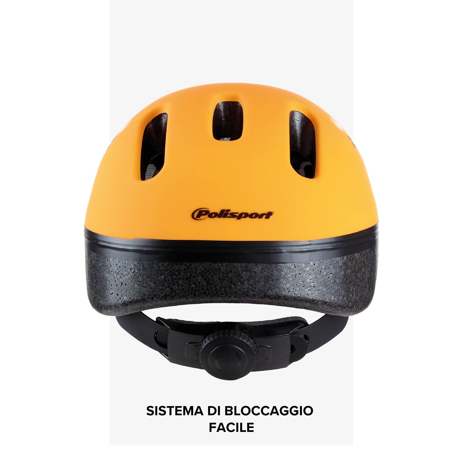 XXS Casco Bebé Polisport AMZ (44-48 cm) - Casco Bambino Leggero 190g Con 6 Prese D’Aria E Rete Anti-Insetti. Casco Da Ciclismo Per Bambino Piccolo, Balance Bike, Triciclo E Seggiolini Anteriori
