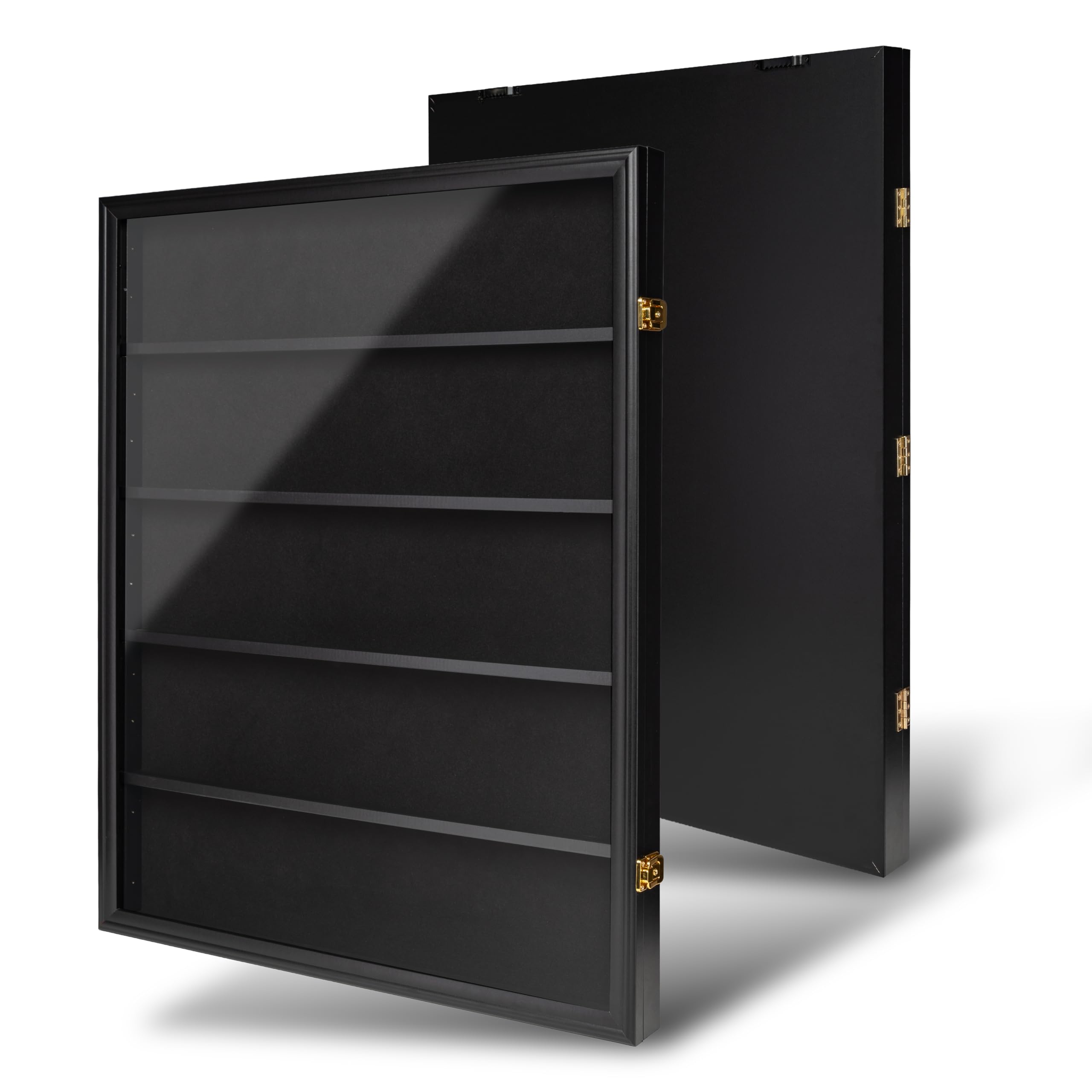 Vitrine Rahmen für Sammelkarten – Displayrahmen für PSA Karten, Wand-Vitrine für 35 Karten – kompatibel mit PSA, CGC & Beckett – 98 % UV-Schutz – ideal für Pokémon, MTG & TCG