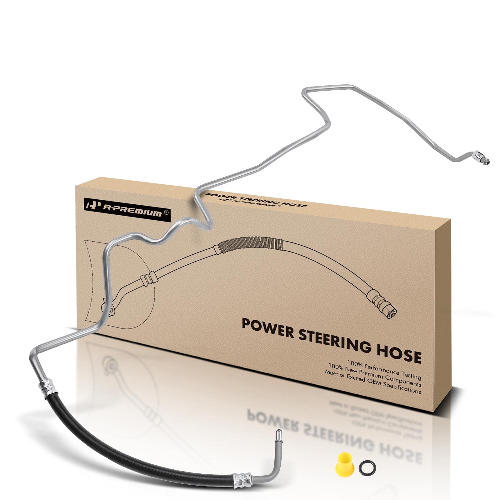 A-Premium Power Steering Hose Return Hose Line Assembly Compatible with Buick Lacrosse 2010-2016 Cadillac XTS 2013-2019 2.4L 3.6L Gear To Cooler