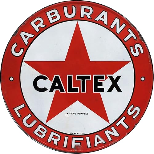 Miniatura 285 de Brotherhood Letrero de gas vintage de reproducción de letreros de metal vintage, letrero redondo de metal para garaje y hogar, 8 pulgadas de Nourse