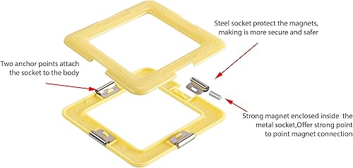 Miniatura 5 de dreambuilderToy 108 piezas de azulejos magnéticos bloques de construcción magnéticos troncos de construcción STEM para niñas y niños regalo de