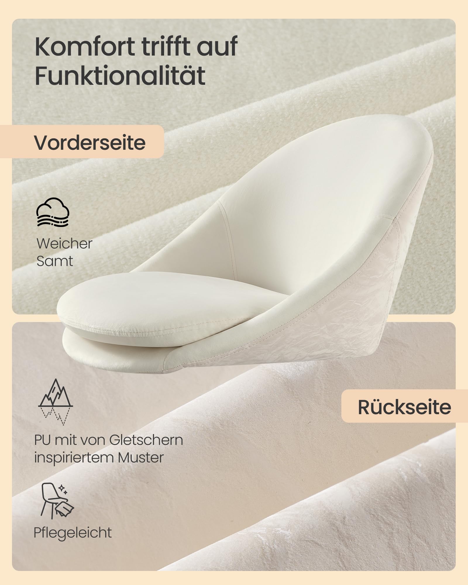 Songmics Homeoffice-Stuhl – Bild 3