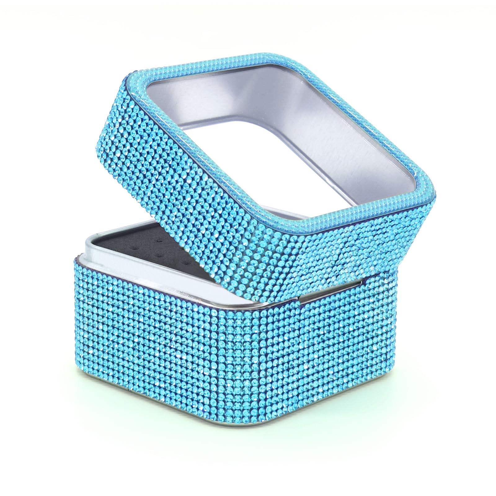 Ankey Nail Drill Bits Holder Case- 25 Holes Dustproof Rhinestone Nail Bits Box Efile Displayer Organizer Container for Manicure Tools - Image 3