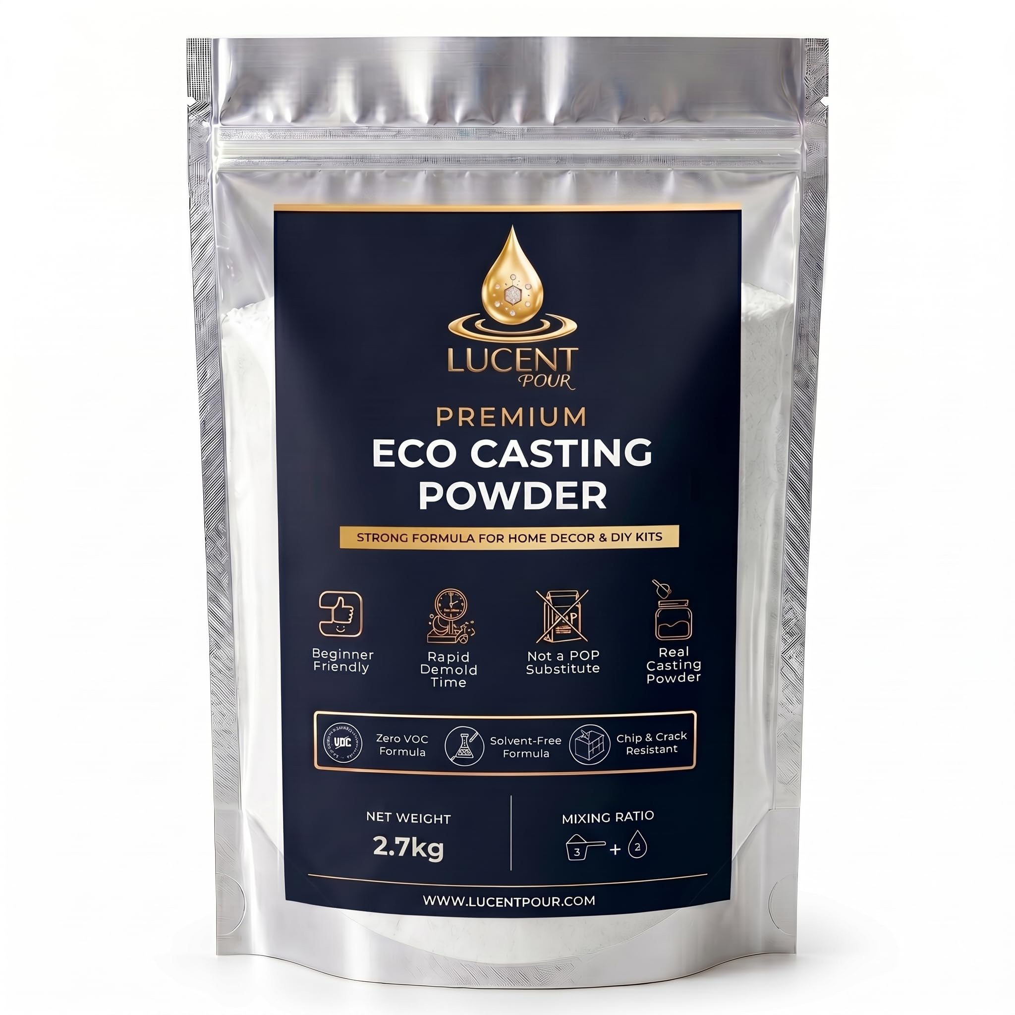 Premium Eco-Resin Casting Powder - Smooth Finish -9